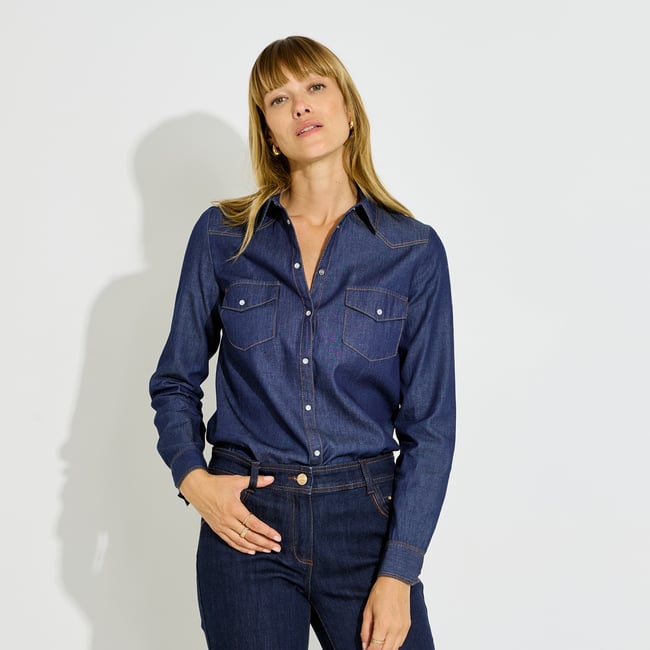 Chemise en jean - GRAIN DE MALICE