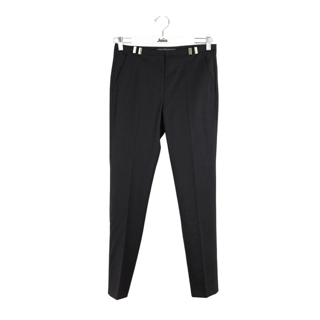 Pantalon droit en laine - Très Bon État noir <span itemprop=