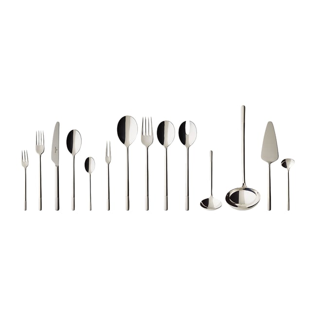 Ménagère 70Pcs. ELLA Couleur argent/platine <span itemprop=