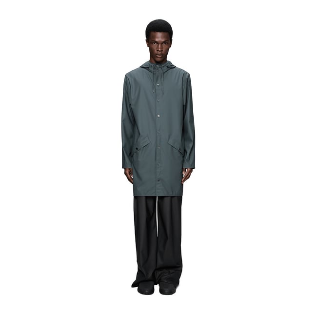 Veste zippée imperméable à capuche unisexe - RAINS