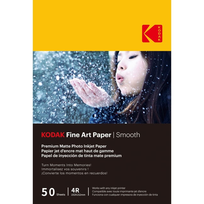 Papier photo instantané 50 feuilles A6 effet mate 230gsm - KODAK