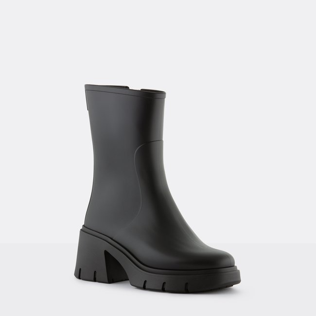 Boots à talon en caoutchouc mat, tige moyenne, vegan GRAZIA - LEMON JELLY