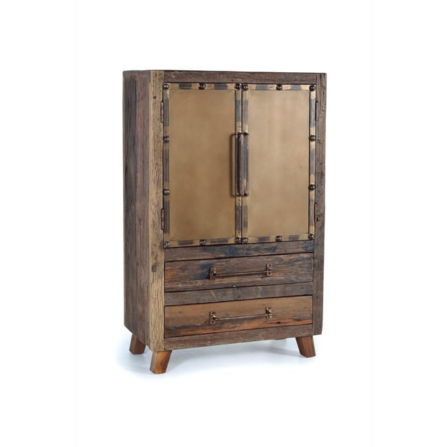 Buffet 2 tiroirs - CYBÈLE Couleur marron <span itemprop=