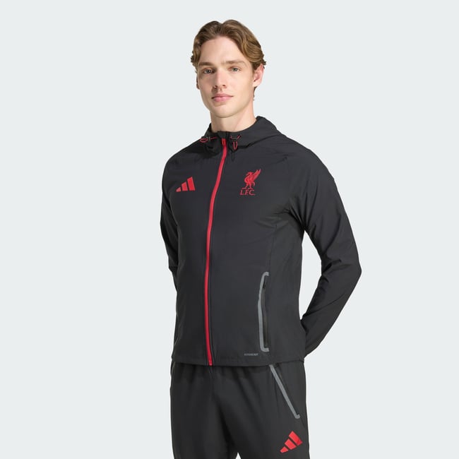Veste De Voyage Liverpool Fc Tiro 25 Competition Vis Tech black / strawberry red <span itemprop=