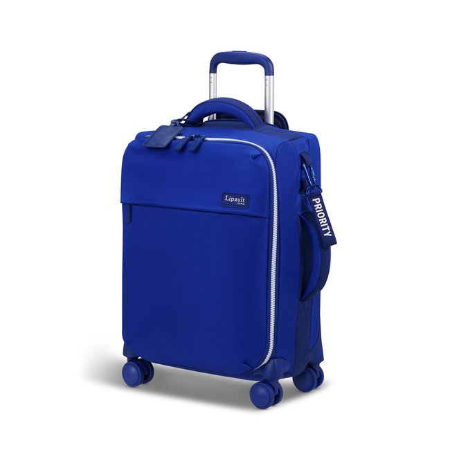 Plume valise 4 roues taille S magnetic blue <span itemprop=