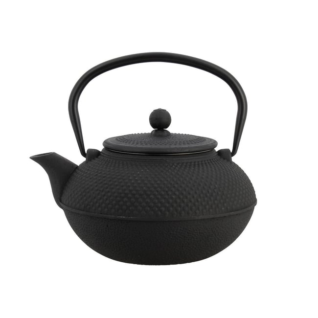 Théière en fonte 1,5L noir <span itemprop=