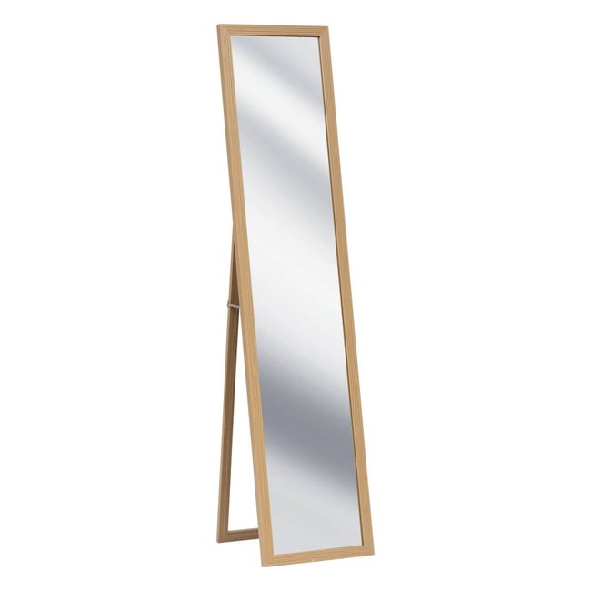 Miroir à pied TASSO Couleur marron <span itemprop=