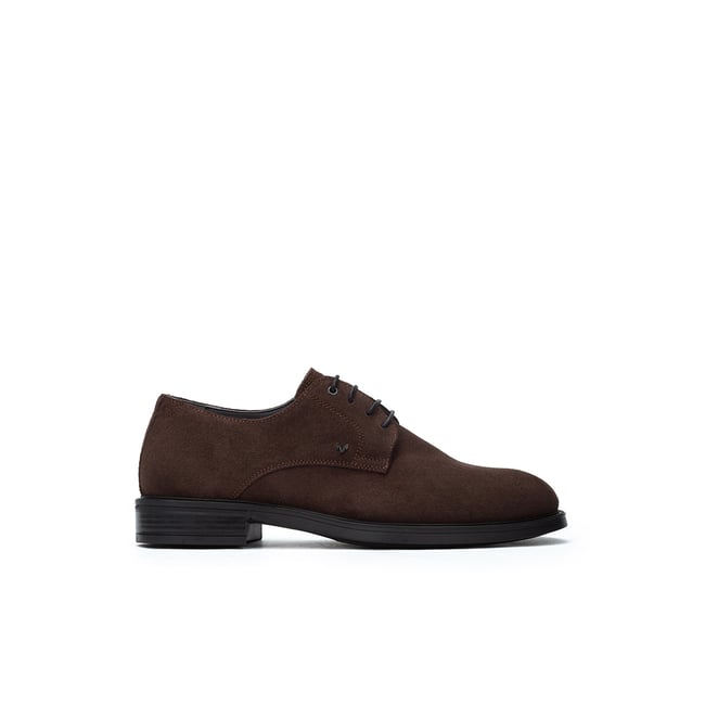 Chaussures à lacets cuir Albany darkbrown <span itemprop=