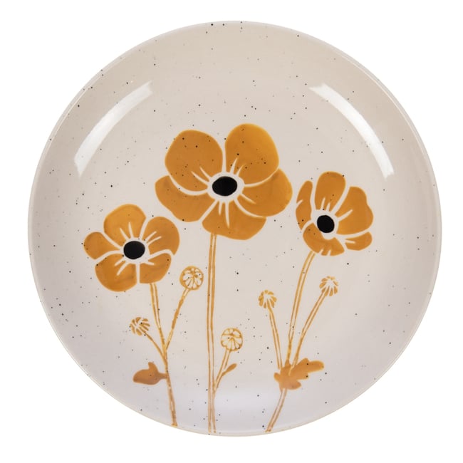Assiette plate Melissa 25,5 cm (lot de 6) Couleur crème / ivoire <span itemprop=