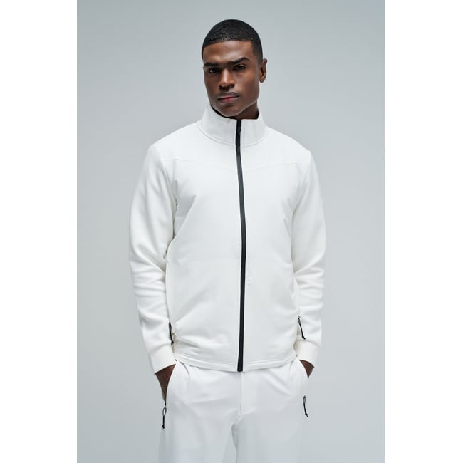 MANTEAU BOMBER EN MÉLANGE DE MATIÈRES - SALSA JEANS