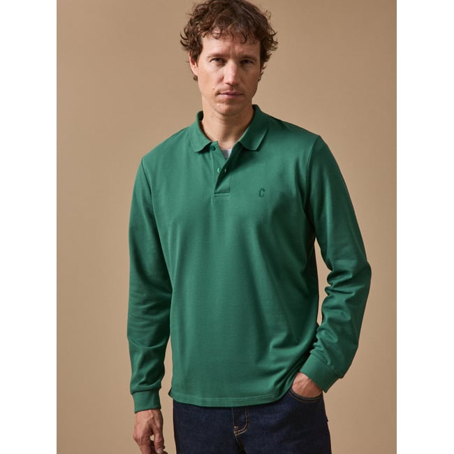 Polo maille piquée  coton biologique - CYRILLUS