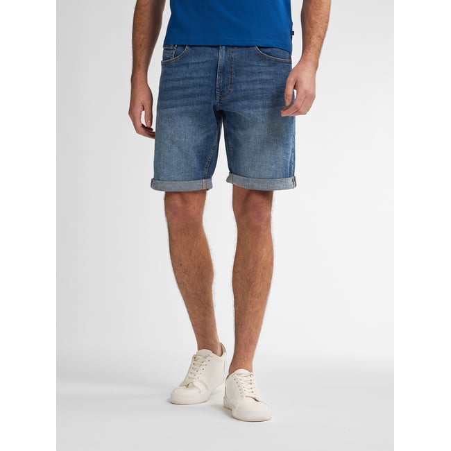 Short en denim bullseye sail bleu vintage blue <span itemprop=