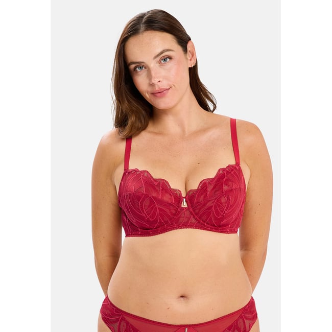 Soutien-gorge ALIÉNOR pourpre <span itemprop=