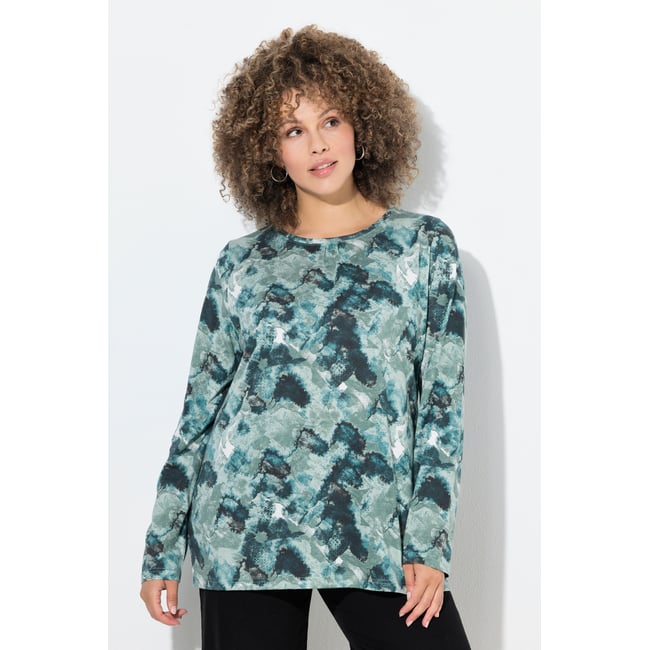 T-shirt à motif floral. Coupe évasée - ULLA POPKEN