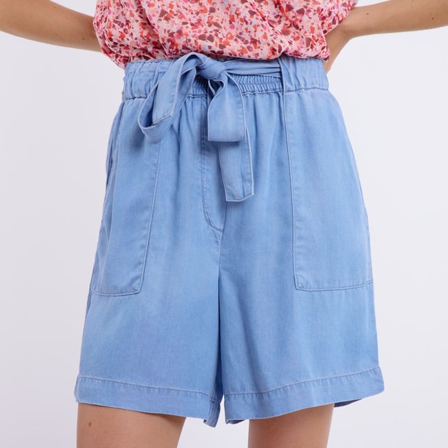 Short Enfant En Coton Biologique - Léger Et Confortable Pour Été, Plage, Randonnée - Taille Élastique