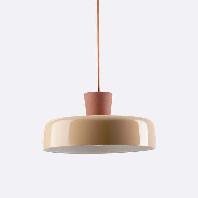 Suspension en céramique colorée Ø 30 cm, Jimna - LA REDOUTE INTERIEURS
