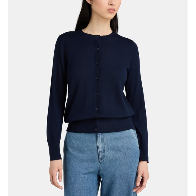 Gilet uni lotti en laine mérinos - JODHPUR