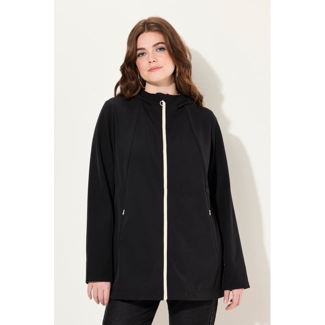 Veste technique HYPRAR à capuche noir <span itemprop=