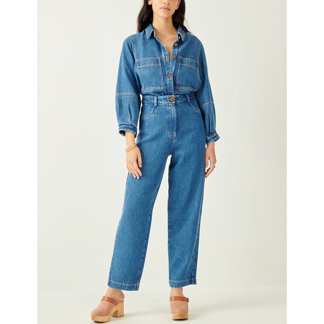 Jeans largo dritto Nica denim SESSUN