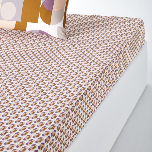 Spannbettlaken Tivoli mit 30% recycelter Baumwolle, Steghöhe 25 cm bedruckt <span itemprop=