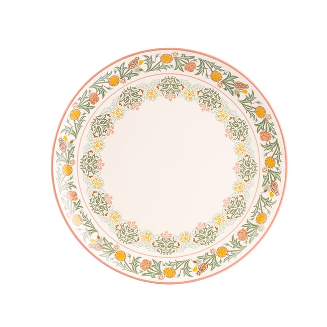 Set of 4 Kitchen Garden Dinner Plates, multi-coloured, WILLIAM MORRIS AT HOME