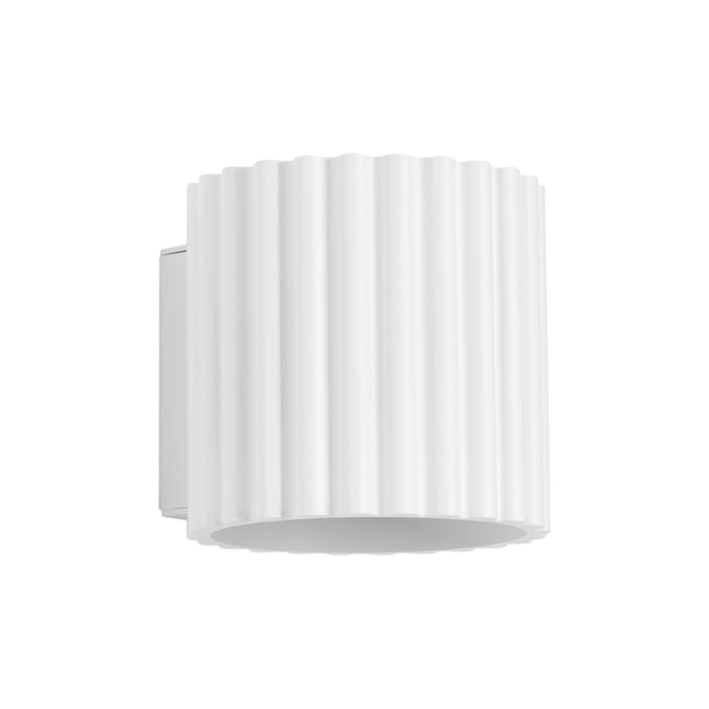 Applique Aluminium Blanc G9 1 Aura Couleur blanc <span itemprop=