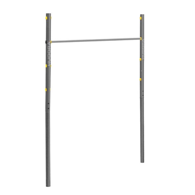 Barre fixe de gymnastique Fabian Pro single gris <span itemprop=