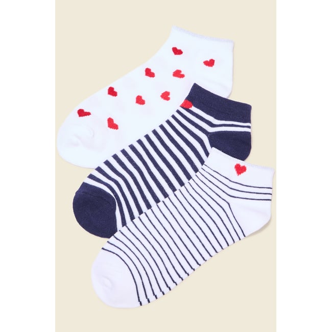 Lot 3 paires chaussettes blanc <span itemprop=