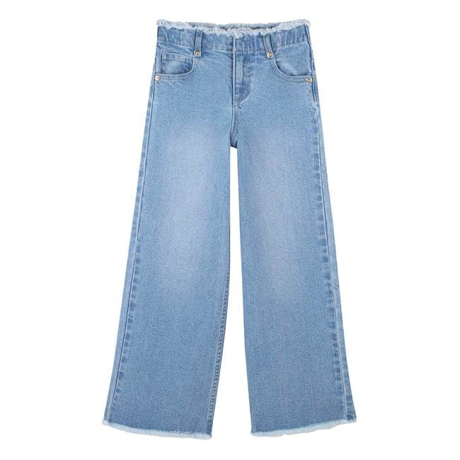 Jean à taille réglable denim blue <span itemprop=