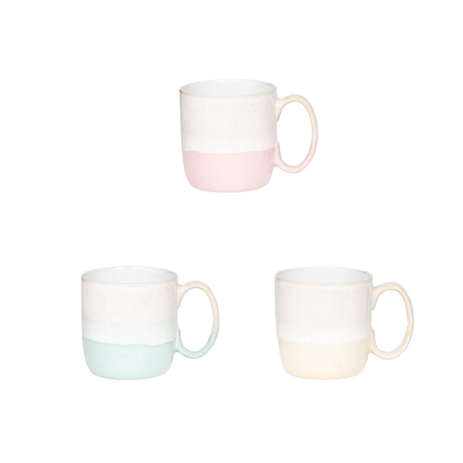 Mug   38 cl (lot de 3)-AQUA Couleur multicolore <span itemprop=