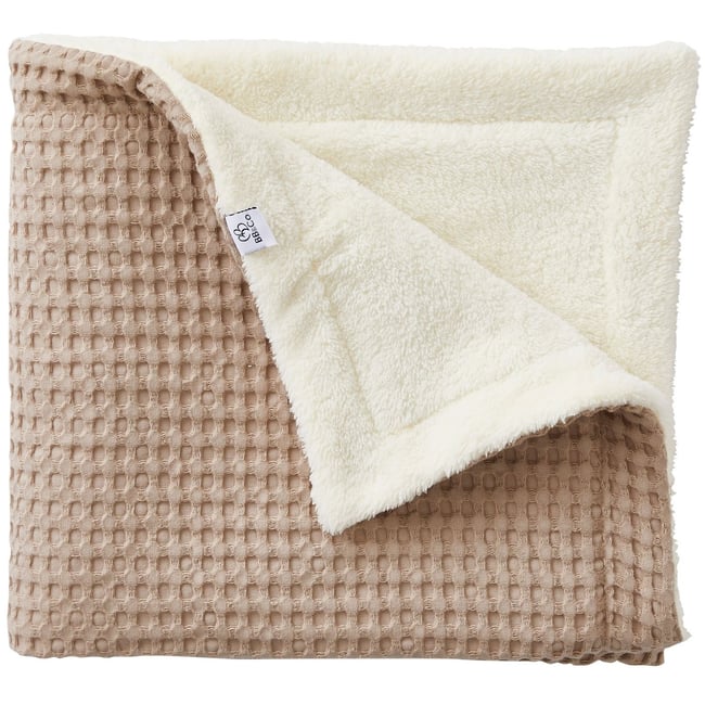 Couverture beige, blanc <span itemprop=