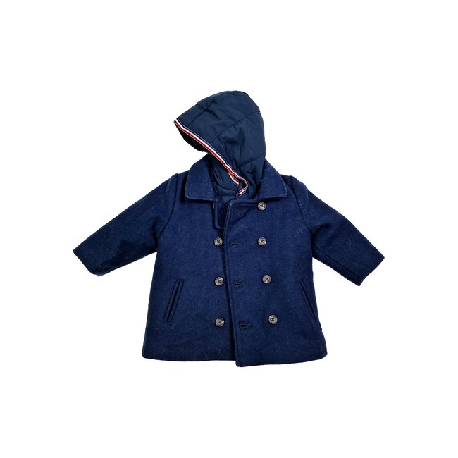 Doudoune - Très bon état bleu <span itemprop=