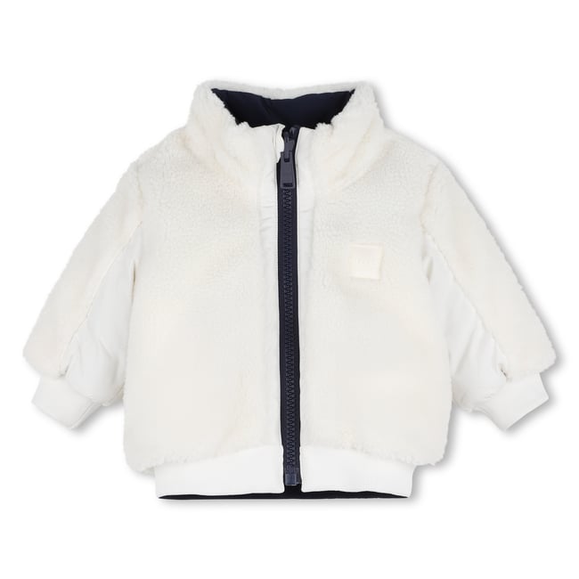 Doudoune réversible ivory <span itemprop=