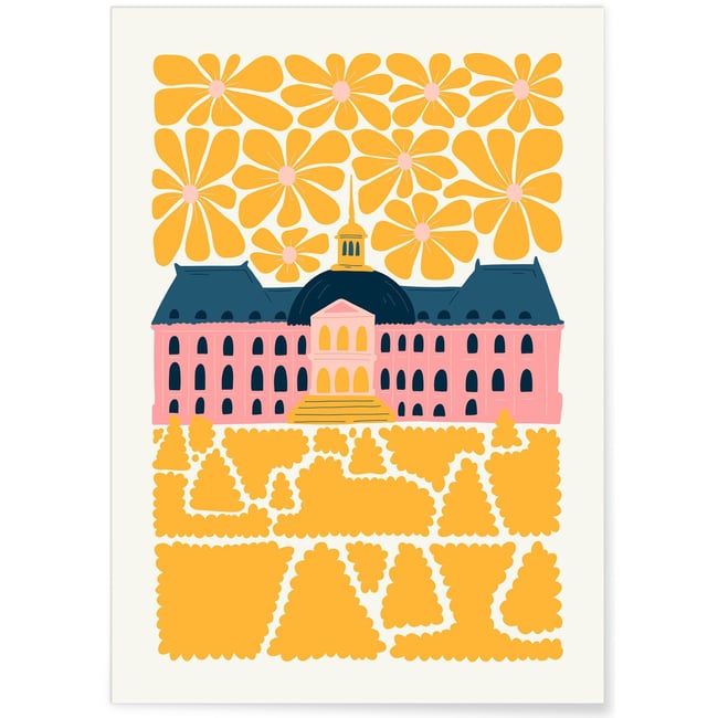 Affiche Versailles 2 Couleur blanc <span itemprop=