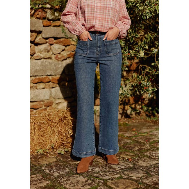 Atlanty Stretch Flared Jeans, stonewashed, LA PETITE ETOILE