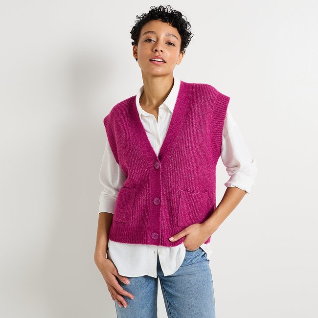 Gilet col V - GRAIN DE MALICE