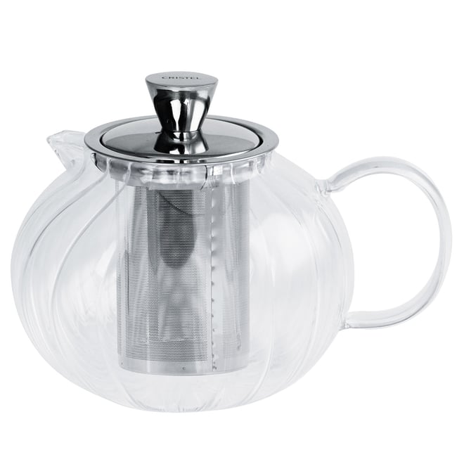 DLP Théière En Verre Réutilisable - Transparente - 0.25 Kg - Design Antifuite - Maison Bureau