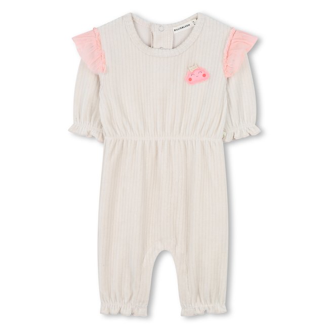 Combinaison en velours biche <span itemprop=