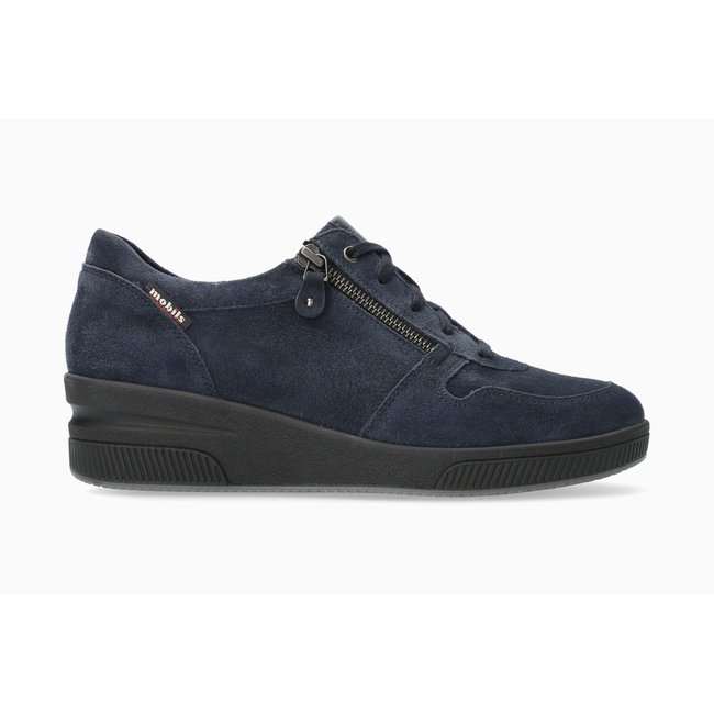 Chaussures à talons en cuir TULIA bleu foncé <span itemprop=