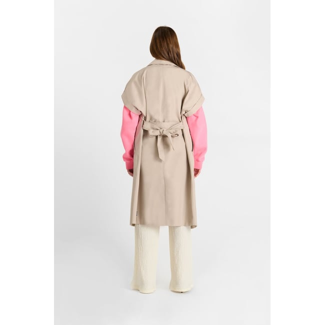 Veste sans manches PIERO stone <span itemprop=