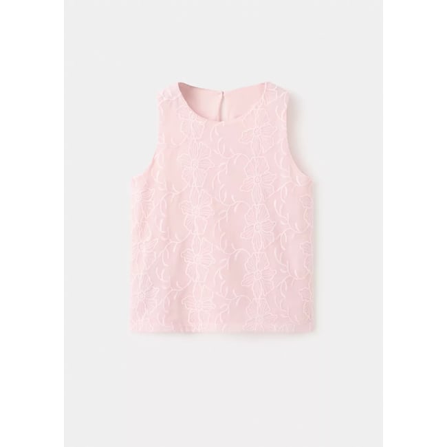 Top fluide imprimé rose <span itemprop=