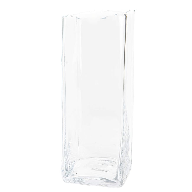 Vase carré décoratif 35 Couleur transparent / cristal <span itemprop=