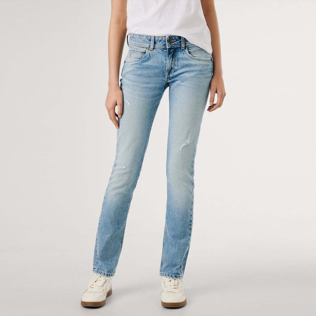 Jean Coupe Slim, Taille Basse - Iconic Brooke - PEPE JEANS