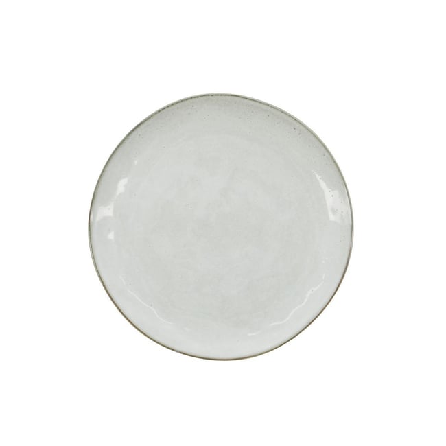 Assiettes Rustic Diam 20 cm Couleur gris bleu <span itemprop=