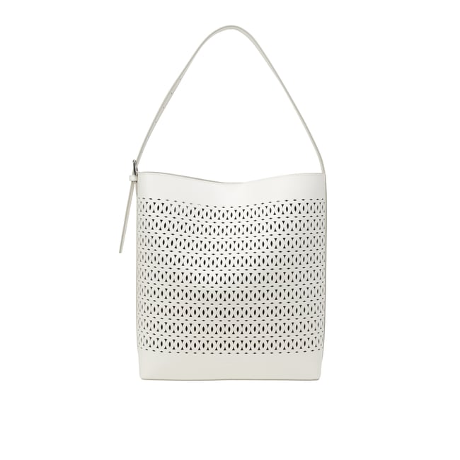 Hobo Bag moyen avec pochette intérieure amovible beige <span itemprop=