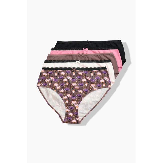 Lot de 5 culottes midi terre <span itemprop=