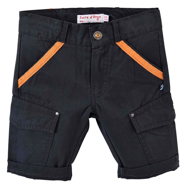 Bermuda a poches clyde gris <span itemprop=