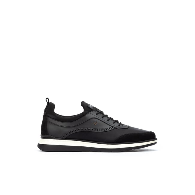 Baskets cuir Walden black <span itemprop=