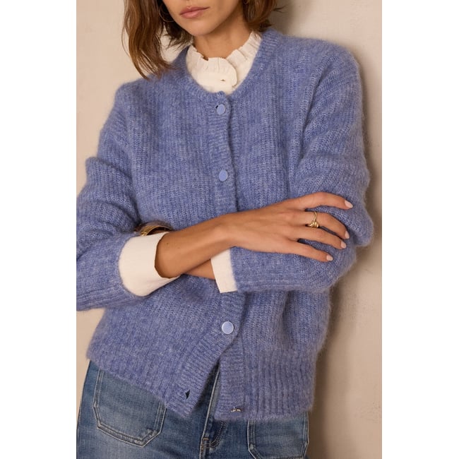 Cardigan LOU en mohair et alpaga - Maison 123