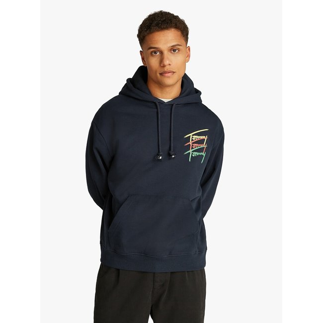 Kapuzensweatshirt mit Logo blau <span itemprop=